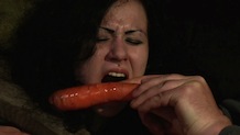 Wench Loredana Endures BDSM Gang Bang & Bondage Device for Food